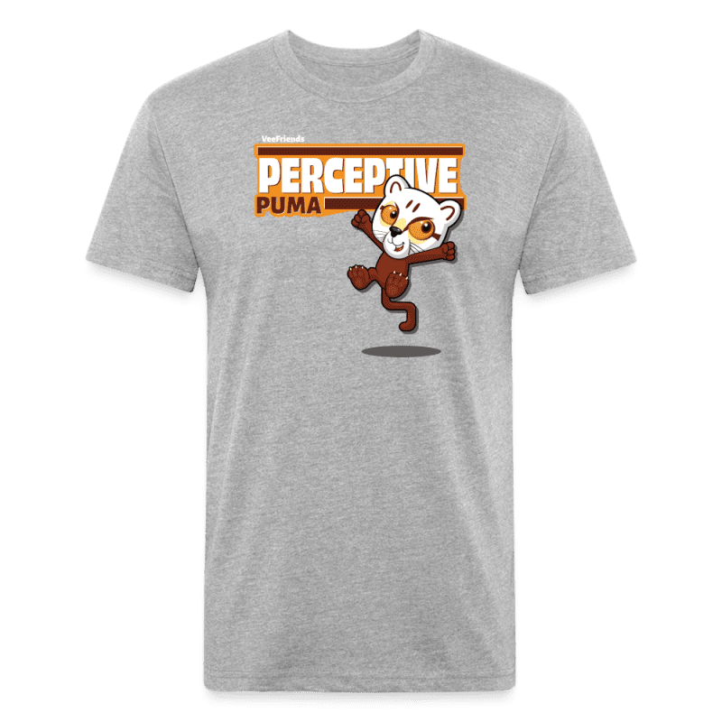 Perceptive Puma Character Comfort Adult Tee - heather gray