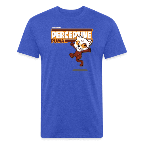 Perceptive Puma Character Comfort Adult Tee - heather royal