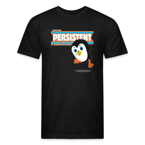 Persistent Penguin Character Comfort Adult Tee - black