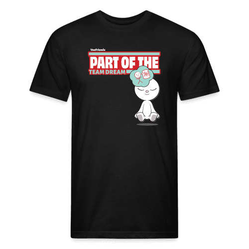 Part Of The Team Dream Character Comfort Adult Tee - black