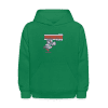 Perspective Pigeon Character Comfort Kids Hoodie - kelly green