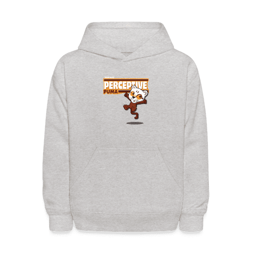 Perceptive Puma Character Comfort Kids Hoodie - heather gray