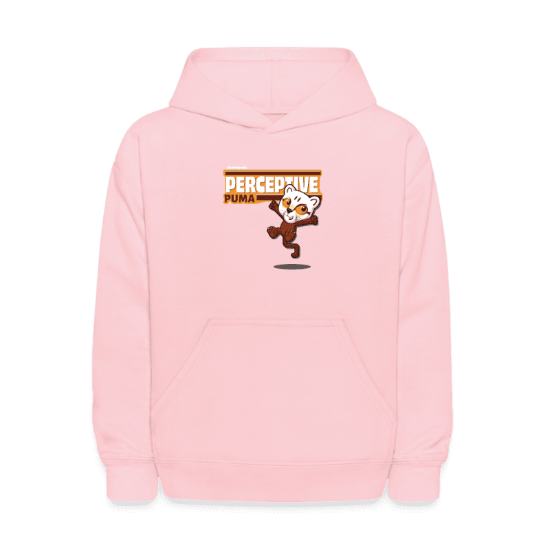 Perceptive Puma Character Comfort Kids Hoodie - pink