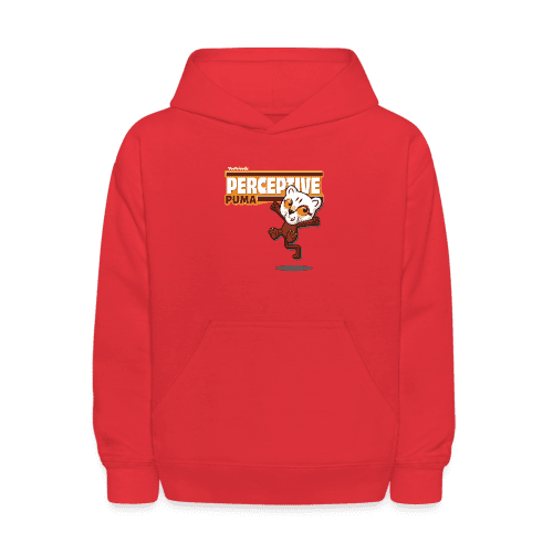 Perceptive Puma Character Comfort Kids Hoodie - red