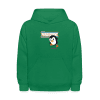 Persistent Penguin Character Comfort Kids Hoodie - kelly green