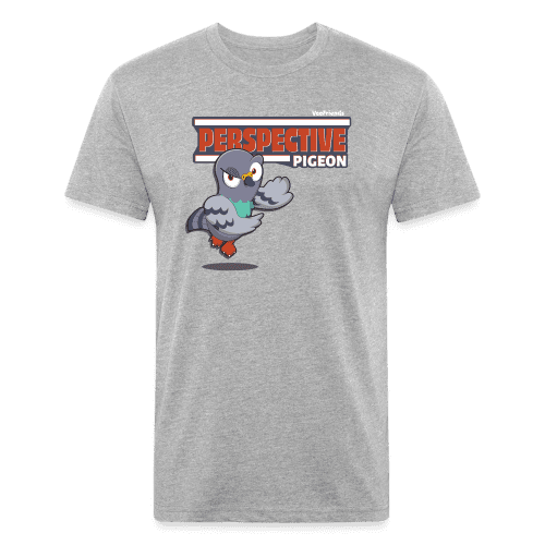 Perspective Pigeon Character Comfort Adult Tee - heather gray