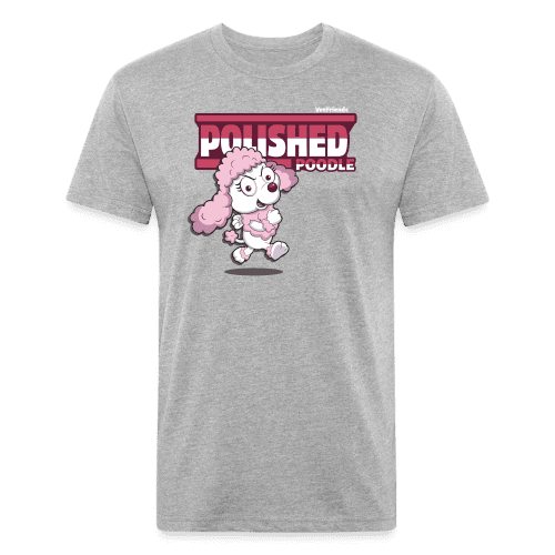 Polished Poodle Character Comfort Adult Tee - heather gray