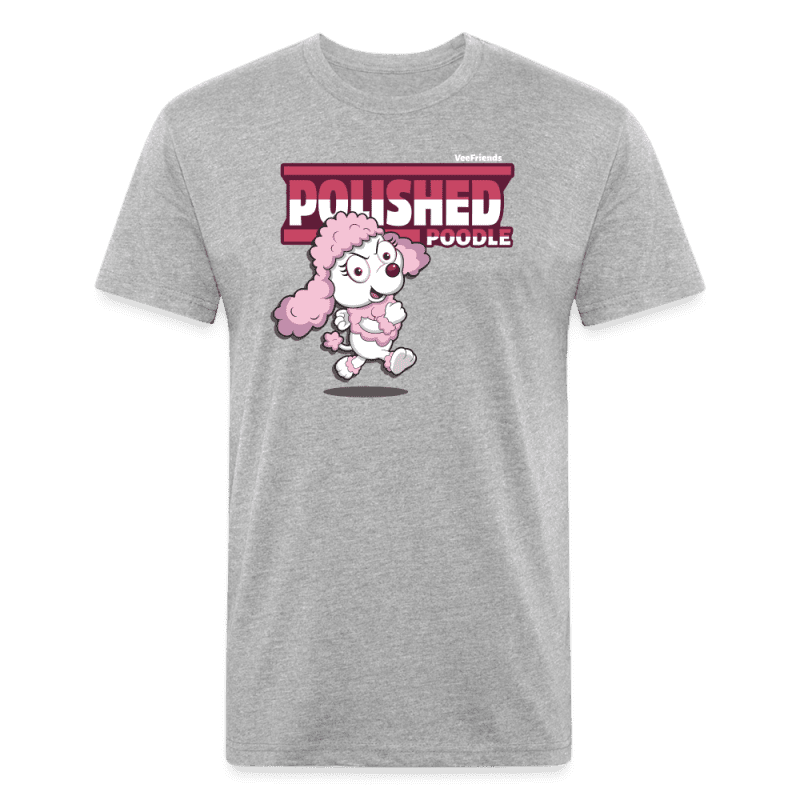 Polished Poodle Character Comfort Adult Tee - heather gray