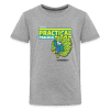 Practical Peacock Character Comfort Kids Tee - heather gray