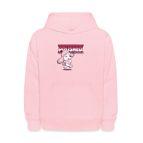 Polished Poodle Character Comfort Kids Hoodie - pink