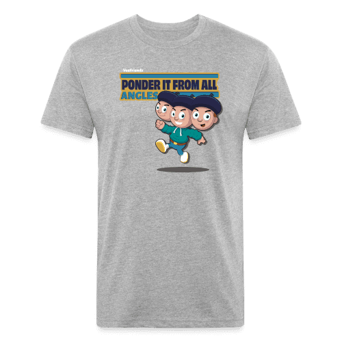 Ponder It From All Angles Character Comfort Adult Tee - heather gray