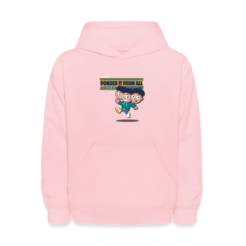 Ponder It From All Angles Character Comfort Kids Hoodie - pink