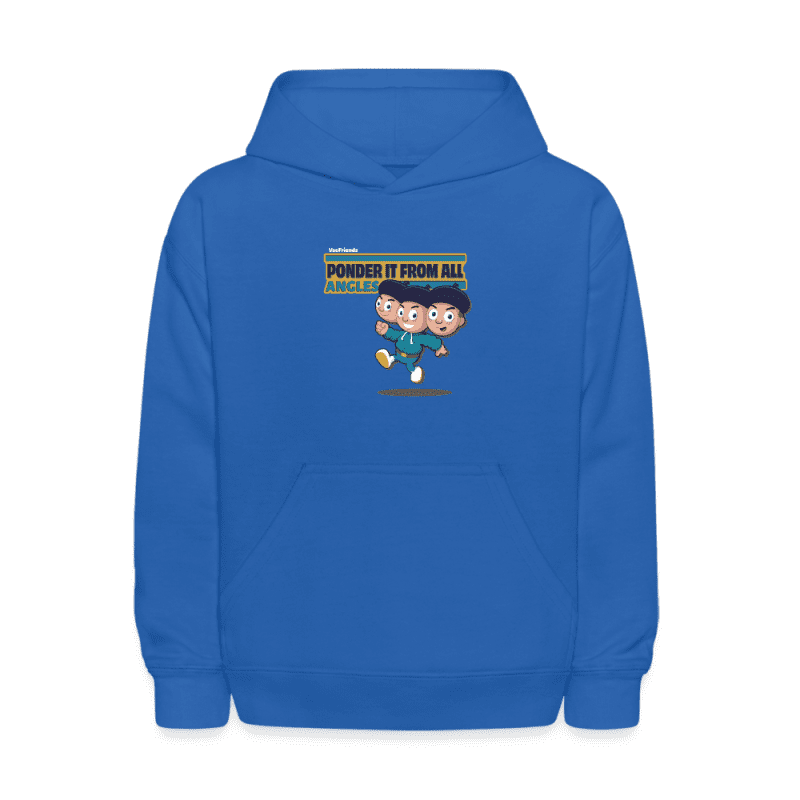 Ponder It From All Angles Character Comfort Kids Hoodie - royal blue