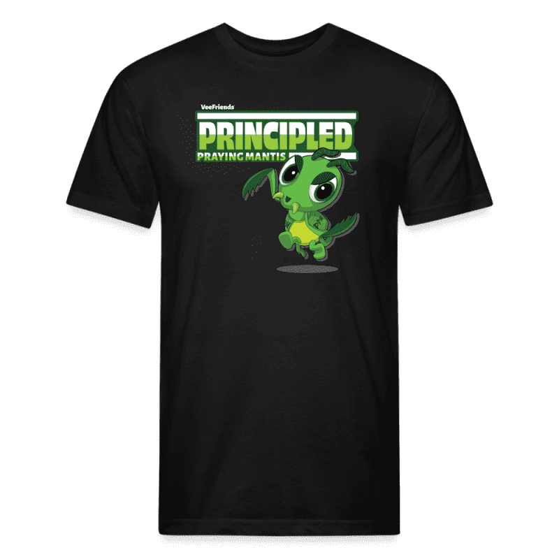 Principled Praying Mantis Character Comfort Adult Tee - black