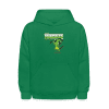 Principled Praying Mantis Character Comfort Kids Hoodie - kelly green