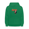 Productive Puffin Character Comfort Kids Hoodie - kelly green