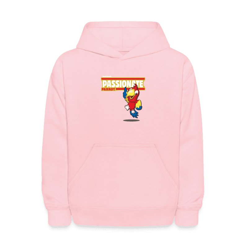 Passionate Parrot Character Comfort Kids Hoodie - pink