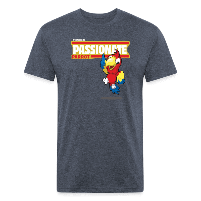 Passionate Parrot Character Comfort Adult Tee - heather navy