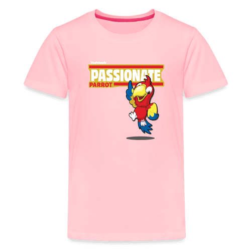 Passionate Parrot Character Comfort Kids Tee - pink