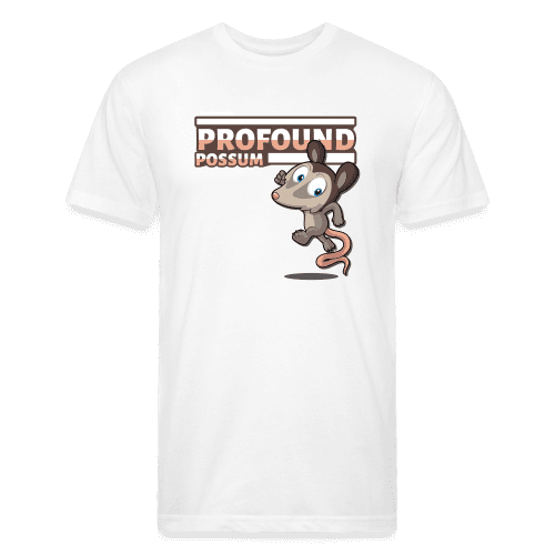 Profound Possum Character Comfort Adult Tee - white