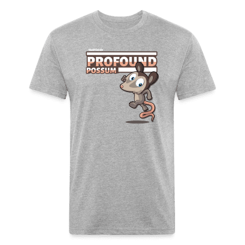 Profound Possum Character Comfort Adult Tee - heather gray