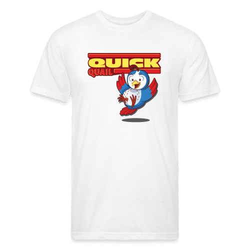 Quick Quail Character Comfort Adult Tee - white