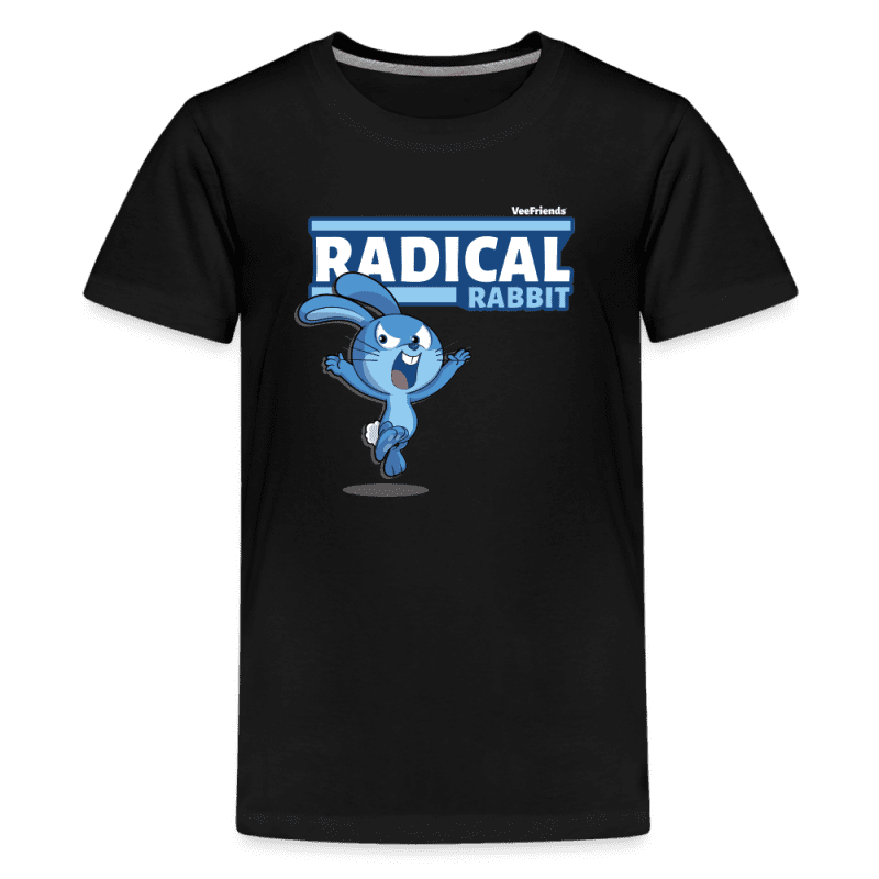 Radical Rabbit Character Comfort Kids Tee - black