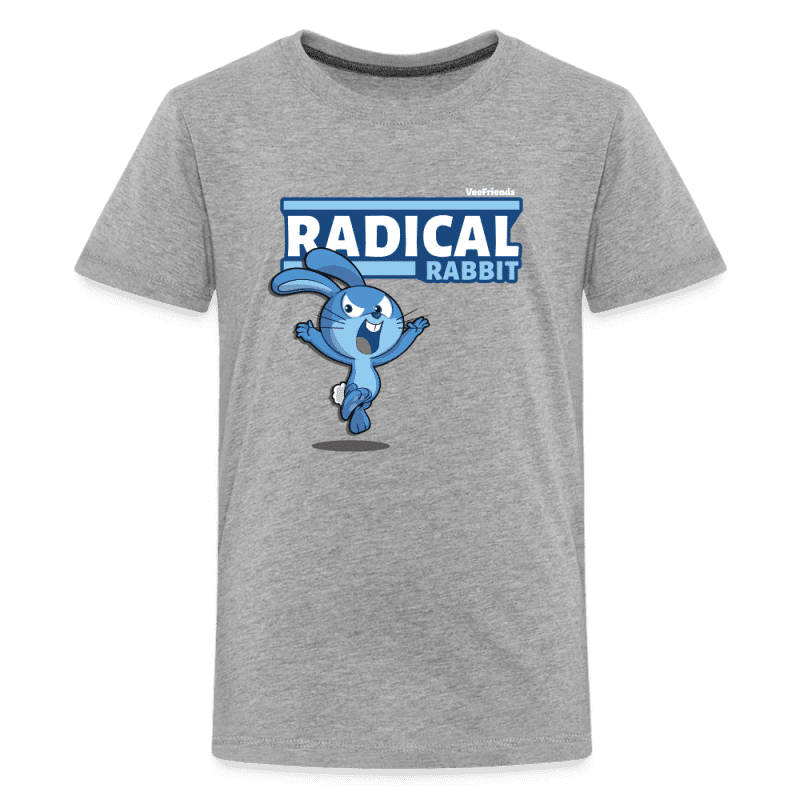 Radical Rabbit Character Comfort Kids Tee - heather gray