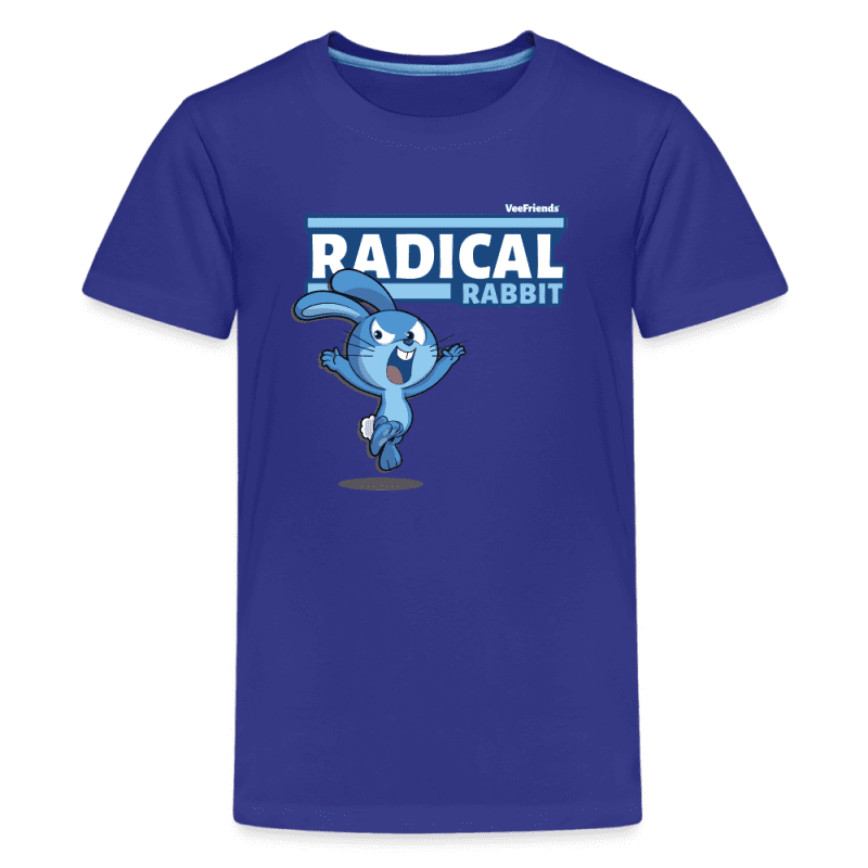 Radical Rabbit Character Comfort Kids Tee - royal blue