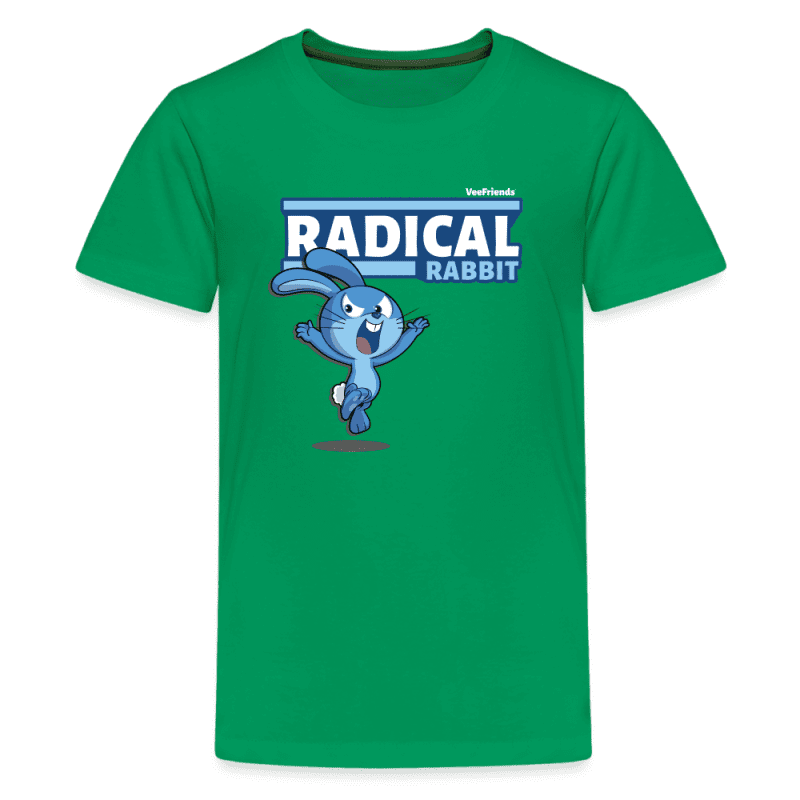 Radical Rabbit Character Comfort Kids Tee - kelly green