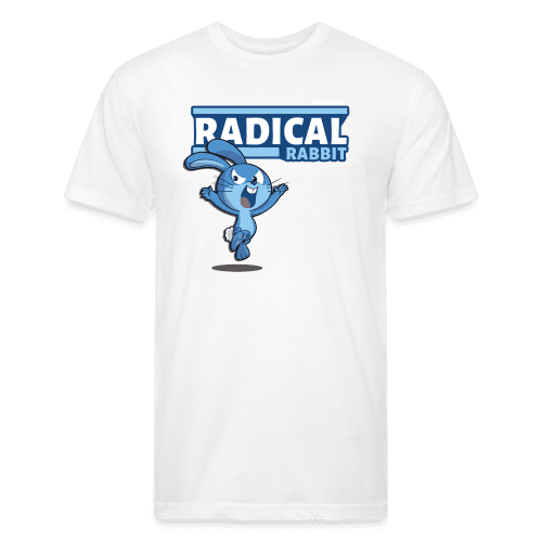 Radical Rabbit Character Comfort Adult Tee - white