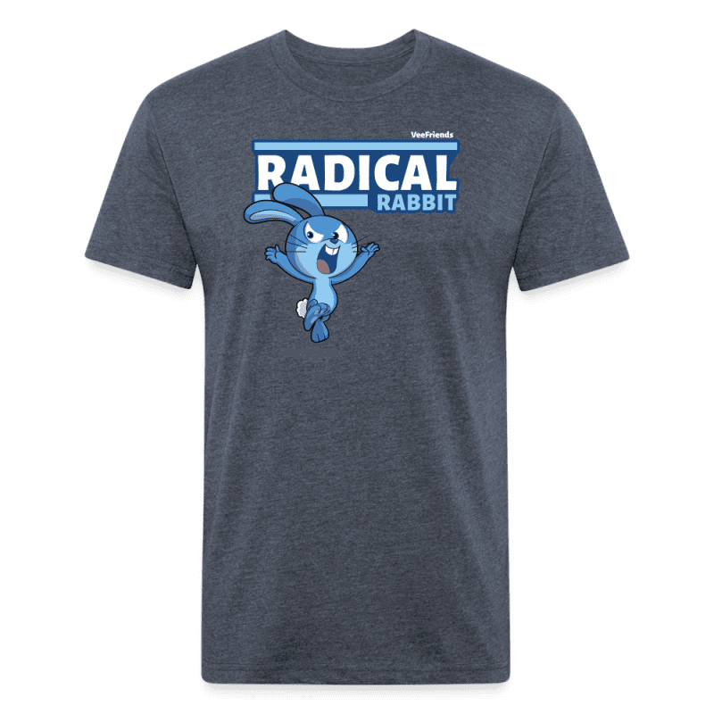 Radical Rabbit Character Comfort Adult Tee - heather navy