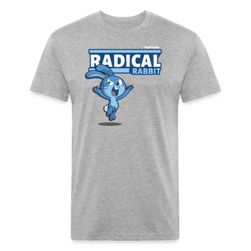 Radical Rabbit Character Comfort Adult Tee - heather gray