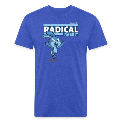 Radical Rabbit Character Comfort Adult Tee - heather royal