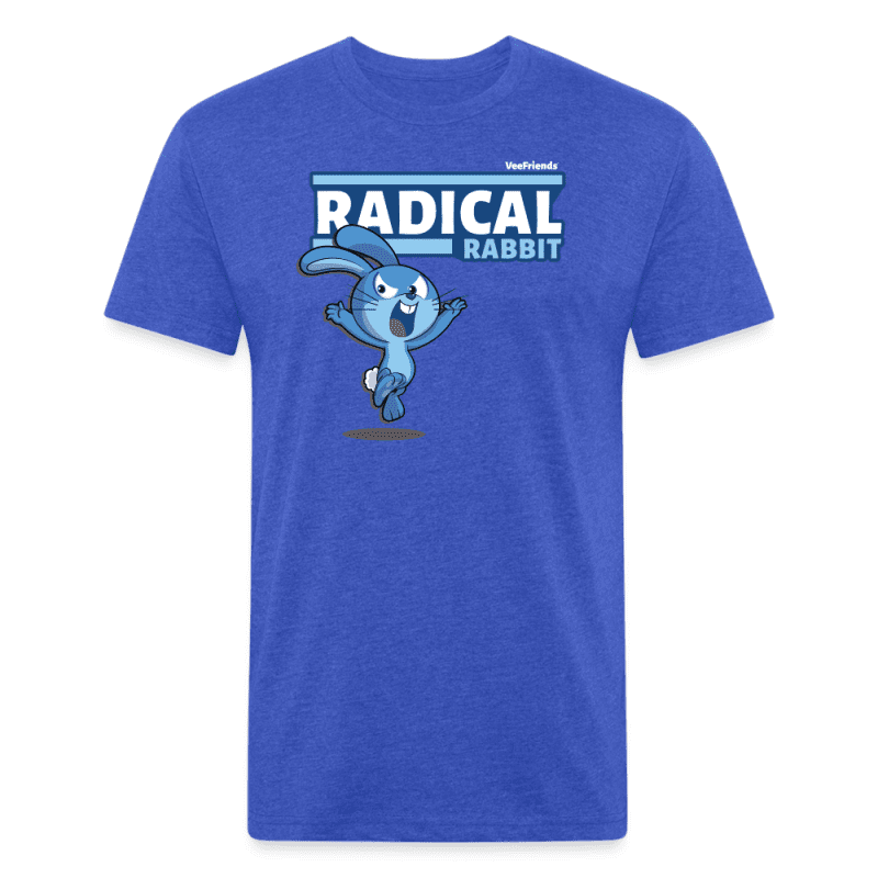 Radical Rabbit Character Comfort Adult Tee - heather royal