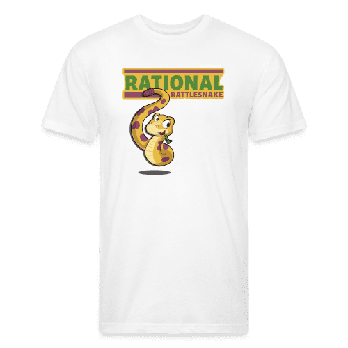 Rational Rattlesnake Character Comfort Adult Tee - white