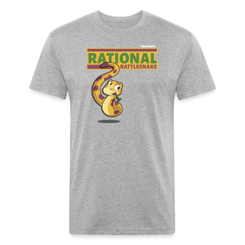 Rational Rattlesnake Character Comfort Adult Tee - heather gray