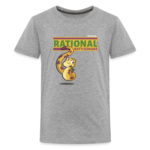 Rational Rattlesnake Character Comfort Kids Tee - heather gray