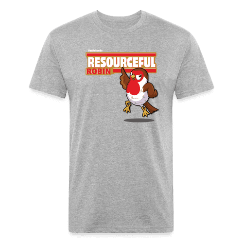 Resourceful Robin Character Comfort Adult Tee - heather gray