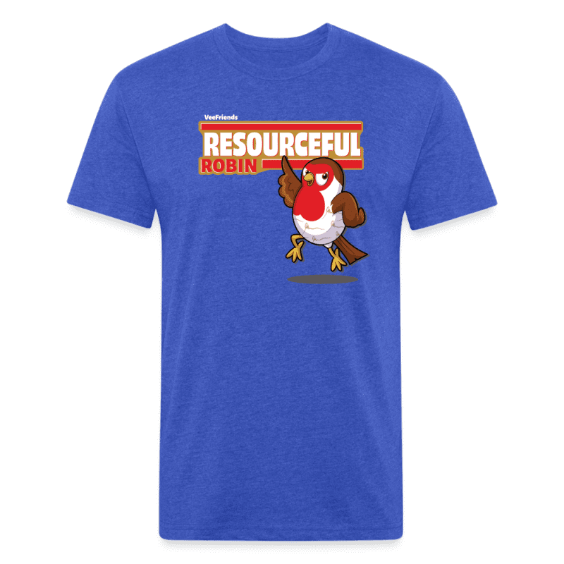 Resourceful Robin Character Comfort Adult Tee - heather royal