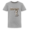 Respectful Racoon Character Comfort Kids Tee - heather gray