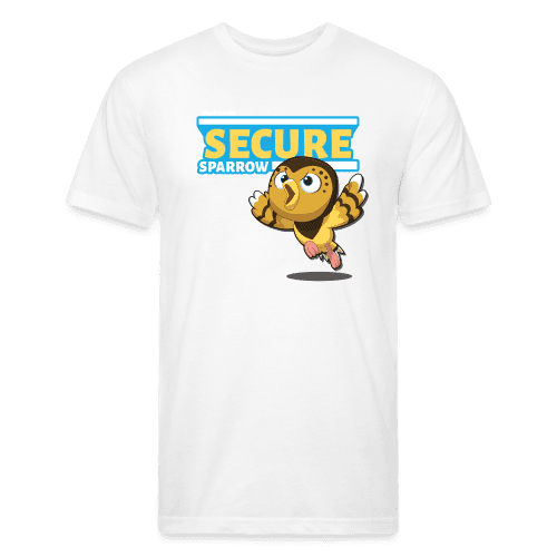 Secure Sparrow Character Comfort Adult Tee - white