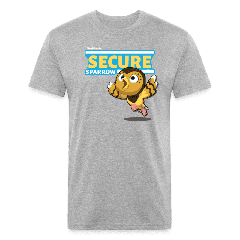 Secure Sparrow Character Comfort Adult Tee - heather gray