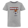 Sensible Sommelier Character Comfort Kids Tee - heather gray