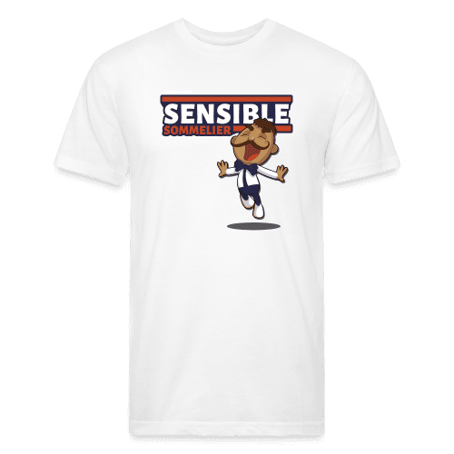 Sensible Sommelier Character Comfort Adult Tee - white