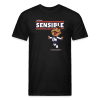 Sensible Sommelier Character Comfort Adult Tee - black