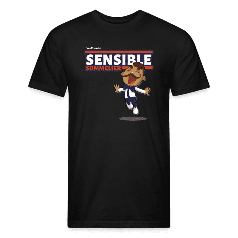 Sensible Sommelier Character Comfort Adult Tee - black