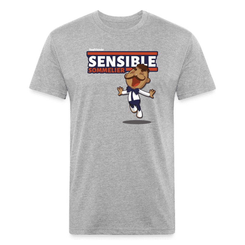 Sensible Sommelier Character Comfort Adult Tee - heather gray