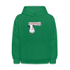 Shrewd Sheep Character Comfort Kids Hoodie - kelly green