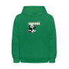 Sincere Skunk Character Comfort Kids Hoodie - kelly green